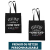 Tote Bag personnalisable Certifié(e) Prénom/Métier de France - Planetee