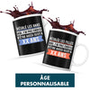 Mug personnalisable Aussi Sexy Âge - Planetee