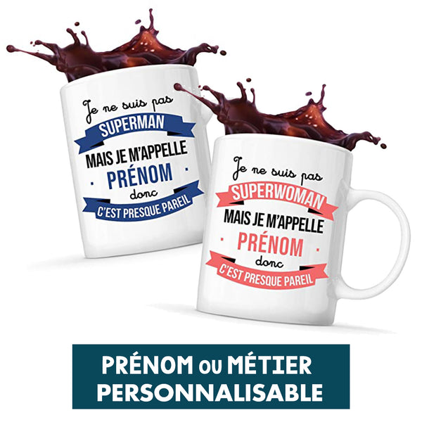 Chope à Bière "Je Ne Suis Pas Superhéros, Je Suis Pharmacien" – Verre Givré 470 Ml – Cadeau Fête Des Pères, Anniversaire