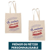 Tote Bag personnalisable Meilleur(e) Prénom/Métier du Monde - Planetee
