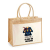Sac Fête des Mères Mamie Famille Idée Cadeau anniversaire Noël Travail Boulot Métier Départ Retraite Collègue Femme cabas shopping plage