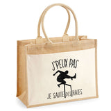 Sac Fête des Mères Mamie Famille Idée Cadeau anniversaire Noël Travail Boulot Métier Départ Retraite Collègue Femme cabas shopping plage Homme Papa Papi Pères Frère