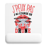 Tapis de souris ergonomique avec repose-poignet, accessoire bureau pour femme et homme, fête des pères, cadeau pas cher, idée cadeau fête des mères, secret santa, départ à la retraite, télétravail et gaming
