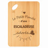 Planche bambou gravée personnalisée femme idée cadeau Fête des Mères apéro 30×20 prénom cuisine plateau fromage anniversaire noel maman mamie