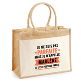 Sac Fête des Mères Mamie Famille Idée Cadeau anniversaire Noël Travail Boulot Métier Départ Retraite Collègue Femme cabas shopping plage