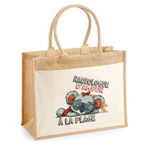 Sac Fête des Mères Mamie MAman Soeur Femme Famille Idée Cadeau anniversaire Noël Travail Boulot Métier Départ Retraite Collègue Femme cabas shopping plage