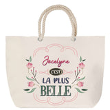 Sac Fête des Mères Mamie Famille Idée Cadeau anniversaire Noël Travail Boulot Métier Départ Retraite Collègue Femme cabas shopping plage