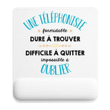 Tapis de souris ergonomique avec repose-poignet, accessoire bureau pour femme et homme, fête des pères, cadeau pas cher, idée cadeau fête des mères, secret santa, départ à la retraite, télétravail et gaming