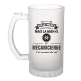 Chope de bière personnalisé, idée cadeau pour maman, femme ou collègue. Parfait pour Noël, anniversaire, fête des mères ou Secret Santa.