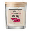 noël cadeau départ retraite travail collègue idée fête des mères boulot soeur grand-mères santa anniversaire femme fille saint valentin mamie maman bougie candle homme papa grand-père soeur frère