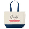 Sac de shopping bleu Caviste en Vacances