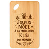 Planche à découper cadeau Noël famille amis papa maman mamie papi, idée cadeau apéro et cuisine, Secret Santa