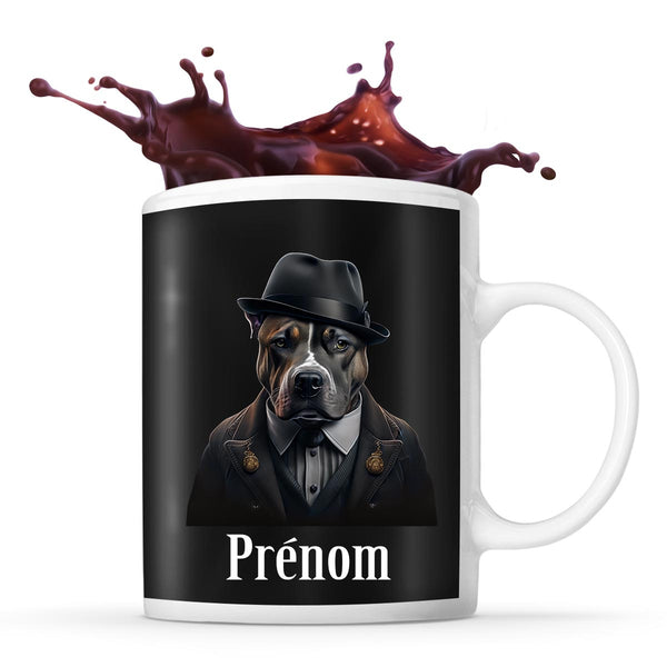 Mug personnalisable Prénom Staffordshire Bull Terrier