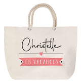 Sac Fête des Mères Mamie Famille Idée Cadeau anniversaire Noël Travail Boulot Métier Départ Retraite Collègue Femme cabas shopping plage