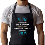 Cadeau Cuisinier cuisinière mère maman papa père mamie papi Vêtement Blouse de protection Barbecue Jardinage Tablier de Travail Tâches ménagères 