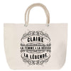 Sac Fête des Mères Mamie Famille Idée Cadeau anniversaire Noël Travail Boulot Métier Départ Retraite Collègue Femme cabas shopping plage