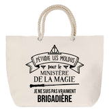 Sac Fête des Mères Mamie Famille Idée Cadeau anniversaire Noël Travail Boulot Métier Départ Retraite Collègue Femme cabas shopping plage