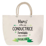 Sac Fête des Mères Mamie Famille Idée Cadeau anniversaire Noël Travail Boulot Métier Départ Retraite Collègue Femme cabas shopping plage
