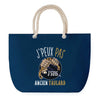 Sac de plage Bleu anse corde J'peux Pas Ancien Taulard