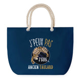 Sac de plage Bleu anse corde J'peux Pas Ancien Taulard