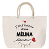 Sac Fête des Mères Mamie Famille Idée Cadeau anniversaire Noël Travail Boulot Métier Départ Retraite Collègue Femme cabas shopping plage