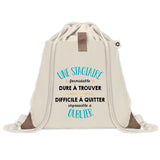 Sac à dos avec pochette Une Stagiaire Formidable