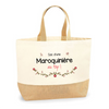 Sac Jute Fête des Mères Fêtes des Pères Mamie Papi Famille Idée Cadeau anniversaire Noël Travail Boulot Métier Départ Retraite Collègue Femme Homme