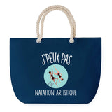 Sac de plage Bleu anse corde J'peux Pas Natation Artistique