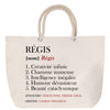 Sac Fête des Mères Mamie Famille Idée Cadeau anniversaire Noël Travail Boulot Métier Départ Retraite Collègue Femme cabas shopping plage