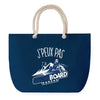 Sac de plage Bleu anse corde J'peux Pas Snowboard