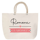 Sac Fête des Mères Mamie Famille Idée Cadeau anniversaire Noël Travail Boulot Métier Départ Retraite Collègue Femme cabas shopping plage
