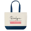 Sac de shopping bleu Roselyne en Vacances