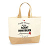 Sac Jute Fête des Mères Fêtes des Pères Mamie Papi Famille Idée Cadeau anniversaire Noël Travail Boulot Métier Départ Retraite Collègue Femme Homme