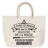 Sac Fête des Mères Mamie Famille Idée Cadeau anniversaire Noël Travail Boulot Métier Départ Retraite Collègue Femme cabas shopping plage