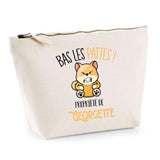 Trousse pochette de rangement maquillage Fête des Mères Mamie Famille Idée Cadeau anniversaire Noël Travail Boulot Métier Départ Retraite Collègue Femme