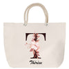 Sac Fête des Mères Mamie Famille Idée Cadeau anniversaire Noël Travail Boulot Métier Départ Retraite Collègue Femme cabas shopping plage