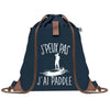 sac a dos bleu coton recycle avec pochette idee cadeau originale pour collegue ami prof ou membre de la famille cadeau mixte noel anniversaire secret santa ou depart au travail sac leger pratique et ecologique design breton moderne