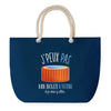 Sac de plage Bleu anse corde J'peux Pas Jacuzzi
