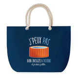 Sac de plage Bleu anse corde J'peux Pas Jacuzzi