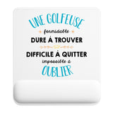 Tapis de souris ergonomique avec repose-poignet, accessoire bureau pour femme et homme, fête des pères, cadeau pas cher, idée cadeau fête des mères, secret santa, départ à la retraite, télétravail et gaming