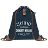 sac a dos femme bleu coton recycle avec pochette cadeau original pour collegue amie prof ou soeur idee cadeau femme noel anniversaire secret santa ou depart a la retraite sac pratique chic et ecoresponsable design breton elegant