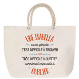 Sac Fête des Mères Mamie Famille Idée Cadeau anniversaire Noël Travail Boulot Métier Départ Retraite Collègue Femme cabas shopping plage