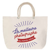 Sac Fête des Mères Mamie Famille Idée Cadeau anniversaire Noël Travail Boulot Métier Départ Retraite Collègue Femme cabas shopping plage