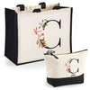 Cabas femme sac plage ou shopping tote bag pochette trousse Idée cadeau original pour anniversaire Noël travail départ retraite collègue famille fete des mères maman mamie