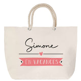 Sac Fête des Mères Mamie Famille Idée Cadeau anniversaire Noël Travail Boulot Métier Départ Retraite Collègue Femme cabas shopping plage