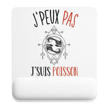 Tapis de souris ergonomique avec repose-poignet, accessoire bureau pour femme et homme, fête des pères, cadeau pas cher, idée cadeau fête des mères, secret santa, départ à la retraite, télétravail et gaming