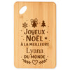 Planche à découper cadeau Noël famille amis papa maman mamie papi, idée cadeau apéro et cuisine, Secret Santa