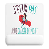 Tapis de souris ergonomique avec repose-poignet, accessoire bureau pour femme et homme, fête des pères, cadeau pas cher, idée cadeau fête des mères, secret santa, départ à la retraite, télétravail et gaming