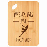 Planche bambou gravée personnalisée femme homme idée cadeau Fête des Mères Fête des Pères apéro papa maman prénom cuisine plateau fromage
