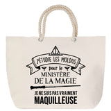 Sac Fête des Mères Mamie Famille Idée Cadeau anniversaire Noël Travail Boulot Métier Départ Retraite Collègue Femme cabas shopping plage